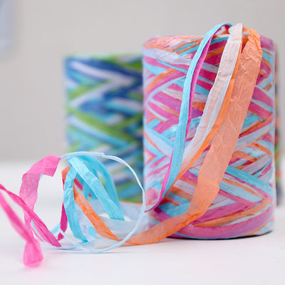 Raffia Skręcona sznurka papierowa 80m DIY Ręka papierowa przyjazna dla środowiska