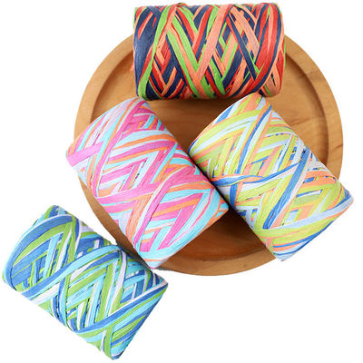 Raffia Skręcona sznurka papierowa 80m DIY Ręka papierowa przyjazna dla środowiska