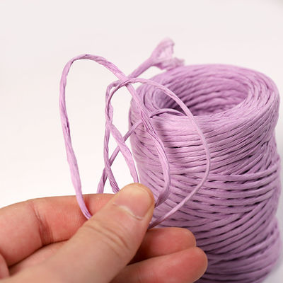 Żelazna liny 2mm Papierowa linia Eco DIY Skręcone papierowe liny biodegradowalne