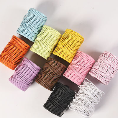 Żelazna liny 2mm Papierowa linia Eco DIY Skręcone papierowe liny biodegradowalne