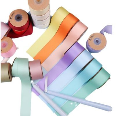 10mm-38mm*50y Polyester Cotton Ribbon Niestandardowy kolor Cotton Ribbon