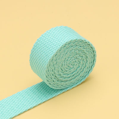 20mm-50mm Pogrubiony poliester bawełniany włókienniczy torebka szkolna plecak torebka podręczna paska płótnowe Solid Color Plain Weave Strap