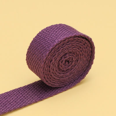 20mm-50mm Pogrubiony poliester bawełniany włókienniczy torebka szkolna plecak torebka podręczna paska płótnowe Solid Color Plain Weave Strap
