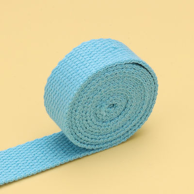 20mm-50mm Pogrubiony poliester bawełniany włókienniczy torebka szkolna plecak torebka podręczna paska płótnowe Solid Color Plain Weave Strap