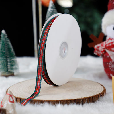 1cm*45m Chritsmas Drukowana wstążka do pakowania prezentów i akcesoriów odzieżowych
