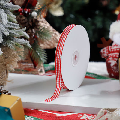 1cm*45m Chritsmas Drukowana wstążka do pakowania prezentów i akcesoriów odzieżowych