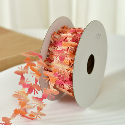 2cm*25y Ultrasonic Butterfly Ribbon do opakowań prezentów i akcesoriów odzieżowych