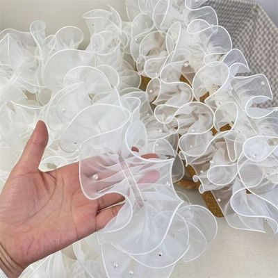 12cm*2m Wręczkowa wstążka z koronką do pakowania kwiatów i prezentów
