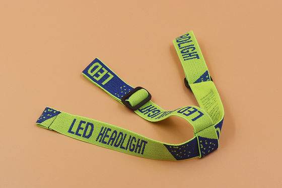 2.5cm Jacquard Elastyczna wstążka i wstążka do głowy lampy głowy światło i akcesoria do odzieży