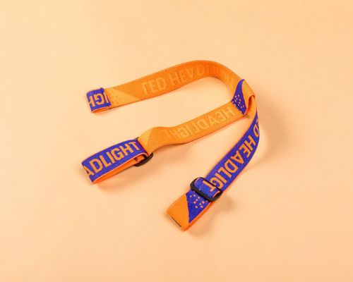 2.5cm Jacquard Elastyczna wstążka i wstążka do głowy lampy głowy światło i akcesoria do odzieży