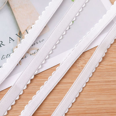 Akcesoria do odzieży wstążka 1,2 cm z tkaną krawędzią Polyester Elastyczny pas stanika z przyjaznymi dla środowiska cechami