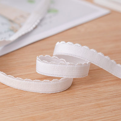 Akcesoria do odzieży wstążka 1,2 cm z tkaną krawędzią Polyester Elastyczny pas stanika z przyjaznymi dla środowiska cechami