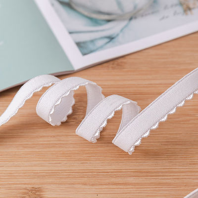 Akcesoria do odzieży wstążka 1,2 cm z tkaną krawędzią Polyester Elastyczny pas stanika z przyjaznymi dla środowiska cechami